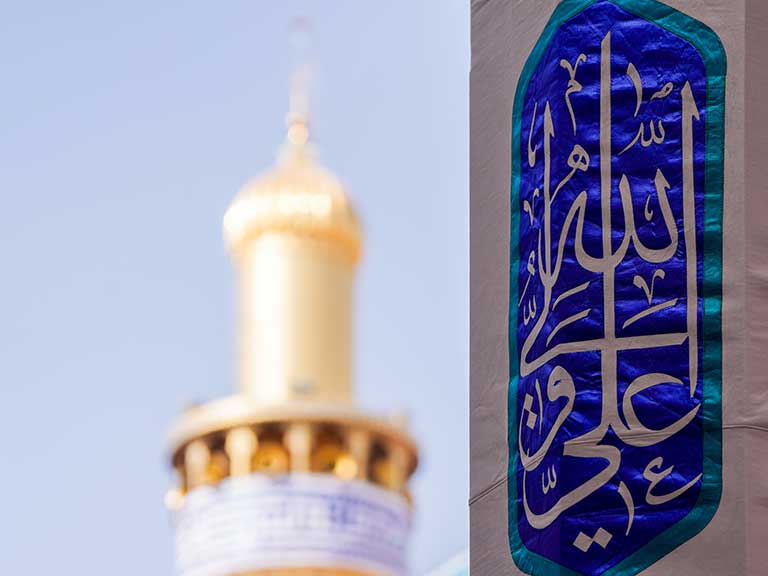 El Profeta Muhammad (P) designa a Ali como su sucesor en Ghadir mientras descienden las aleyas de la Proclamación y la Perfección.
